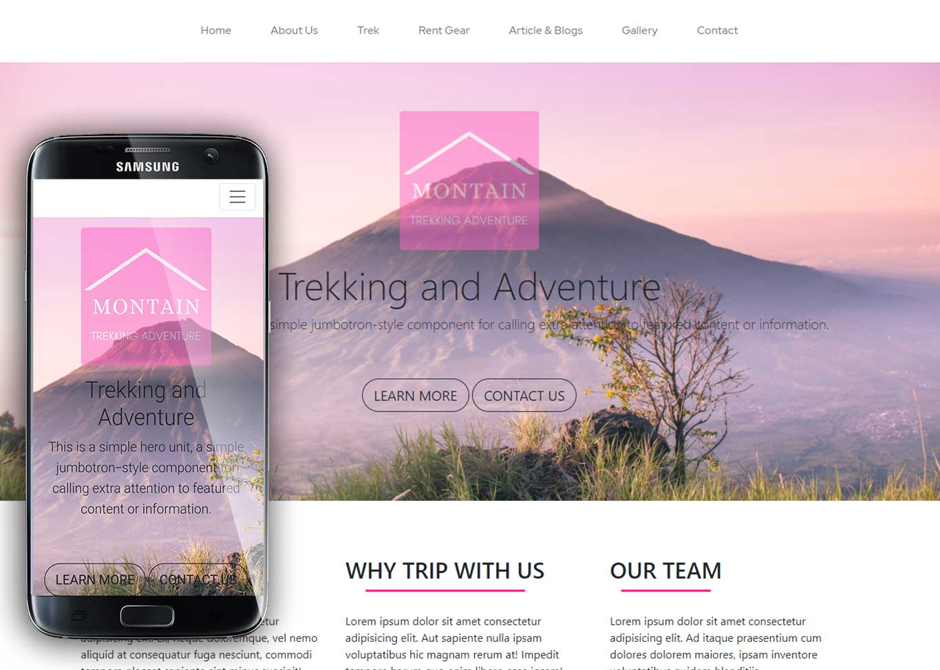 web template preview