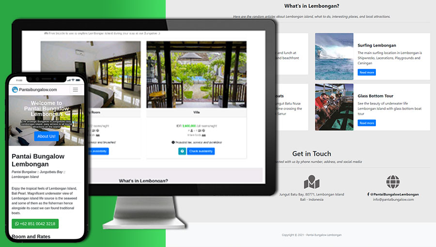 Pantai Bungalow Web Preview